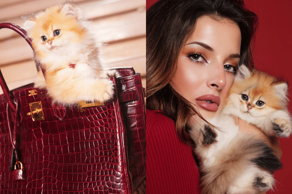 Foto Mera dengan kalung Rp69 Juta