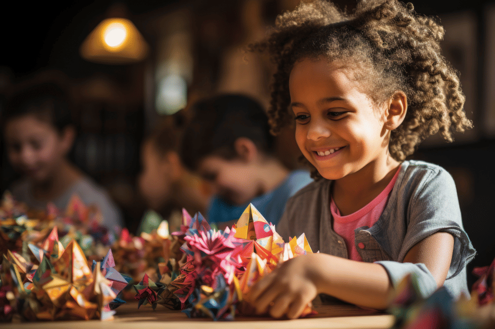 Ilustrasi anak berkarya untuk diperdagangkan