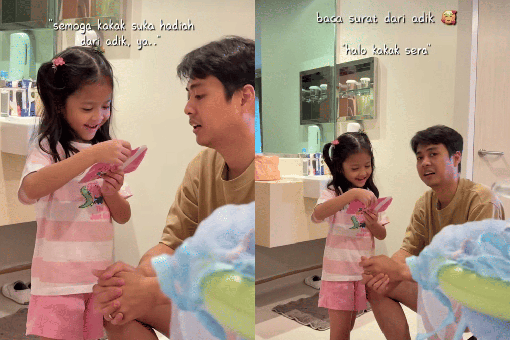 Kakak Seraphina membaca surat dari Adik