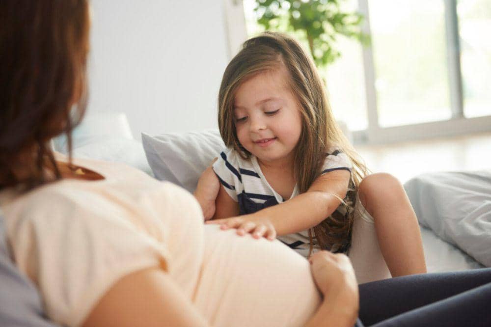 Older sister can not wait for the next one