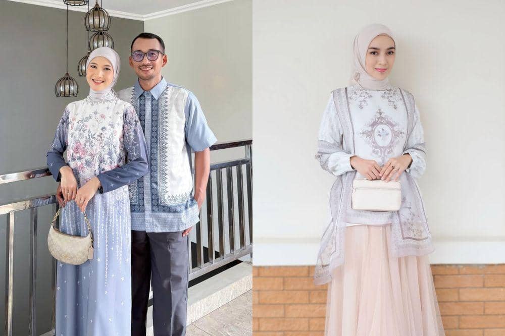 vanilla hijab baju lebaran