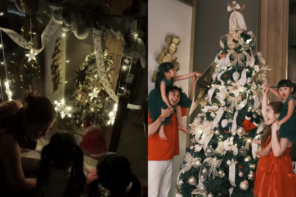 Felicya Angelista dan Caesar Hito hadirkan momen Santa untuk Bible dan Zefanya