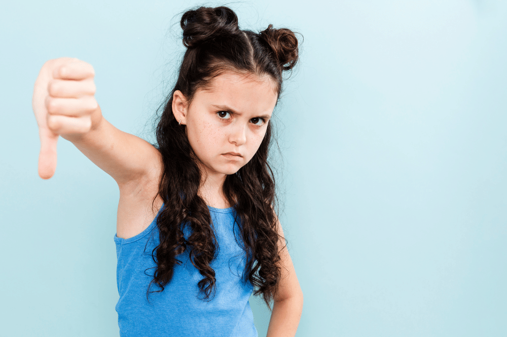 anak tidak menyukai suatu hal