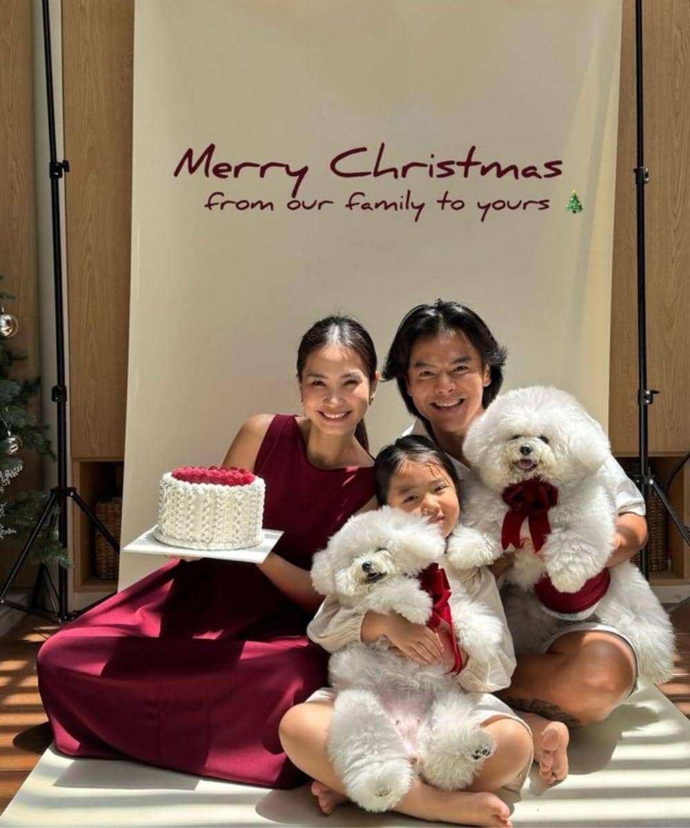 gaya artis rayakan natal 2025