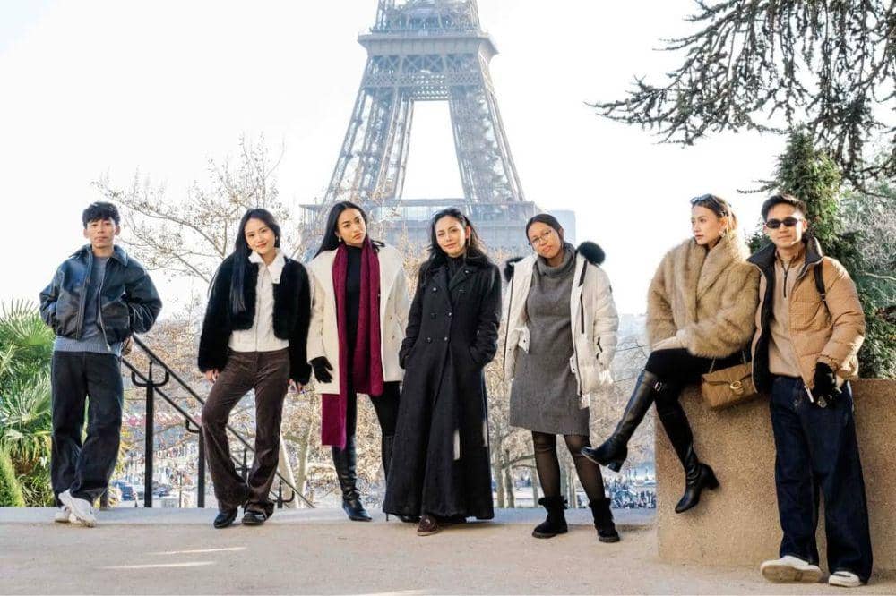 Foto Rachel Vennya dan Adiknya Liburan ke Paris