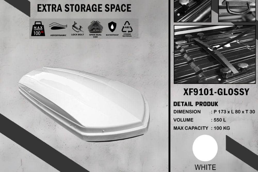 12 Rekomendasi Roof Box Mobil Terbaik, Awet dan Muat Banyak!