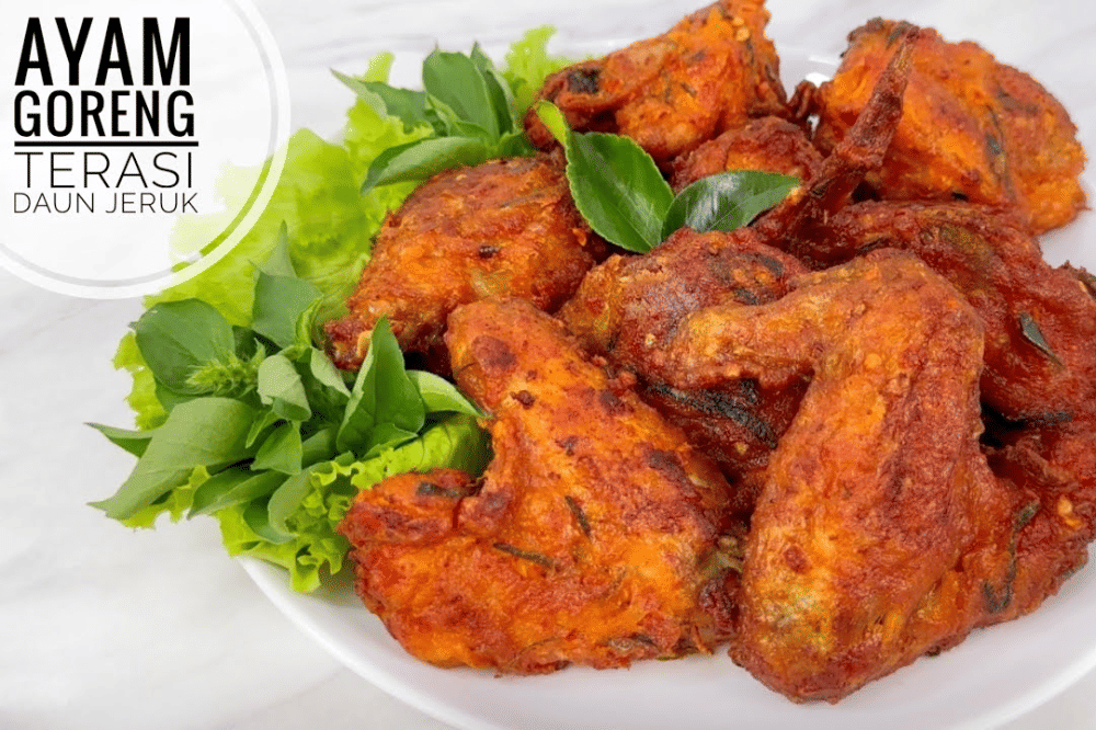 Ayam Goreng Terasi Daun Jeruk