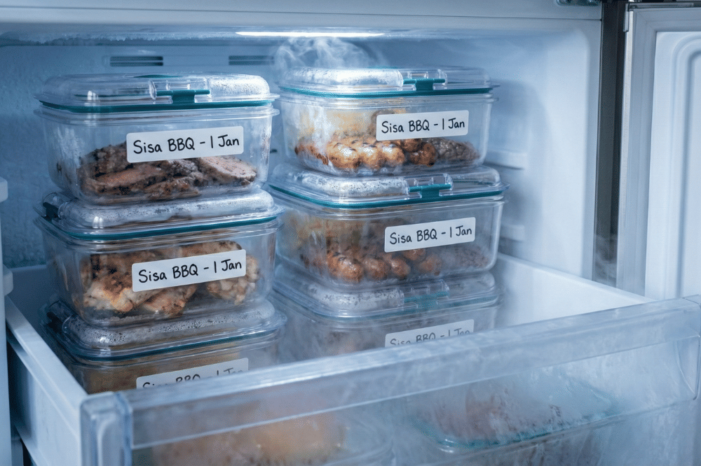 Cara Menyimpan Bahan Makanan Sisa Barbeque Tahun Baru