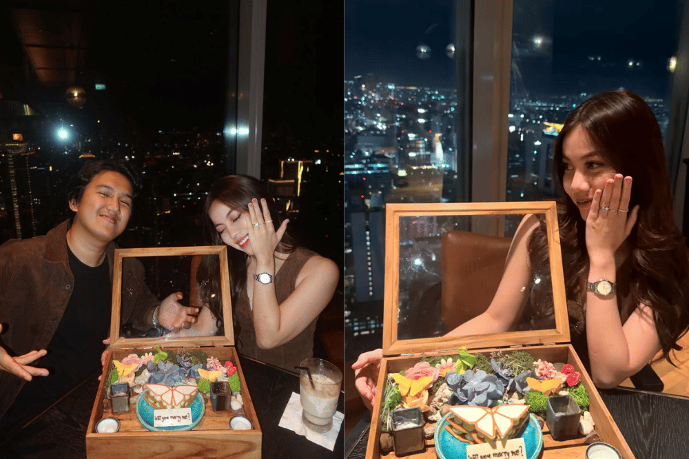 Frislly Herlind Resmi Dilamar Kekasihnya saat Tahun Baru