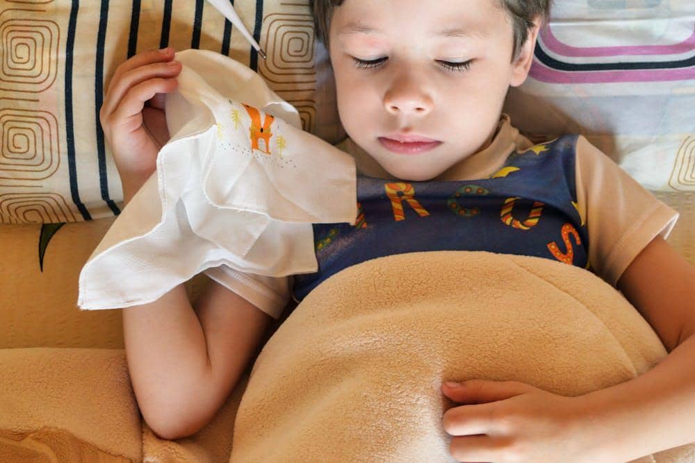 anak sakit flu