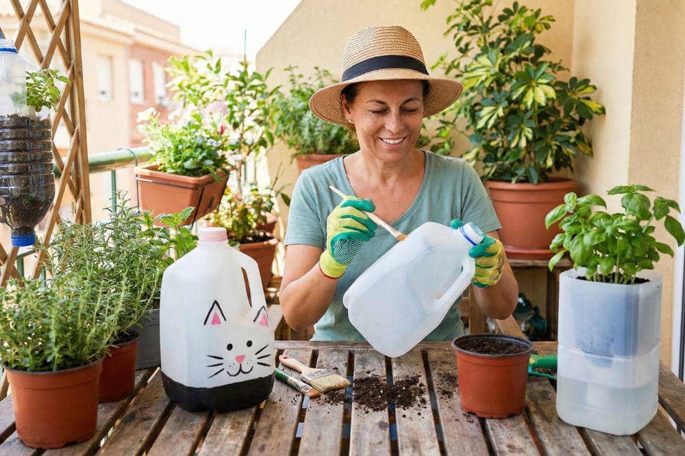 7 DIY Galon Bekas Air Mineral untuk Pot Tanaman COVER