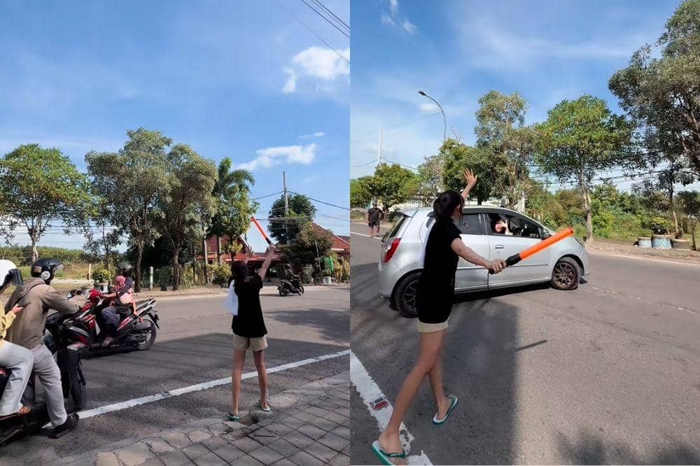 Rumahnya Menjadi Tempat COD, Bella Bonita Mendadak Jadi Tukang Parkir