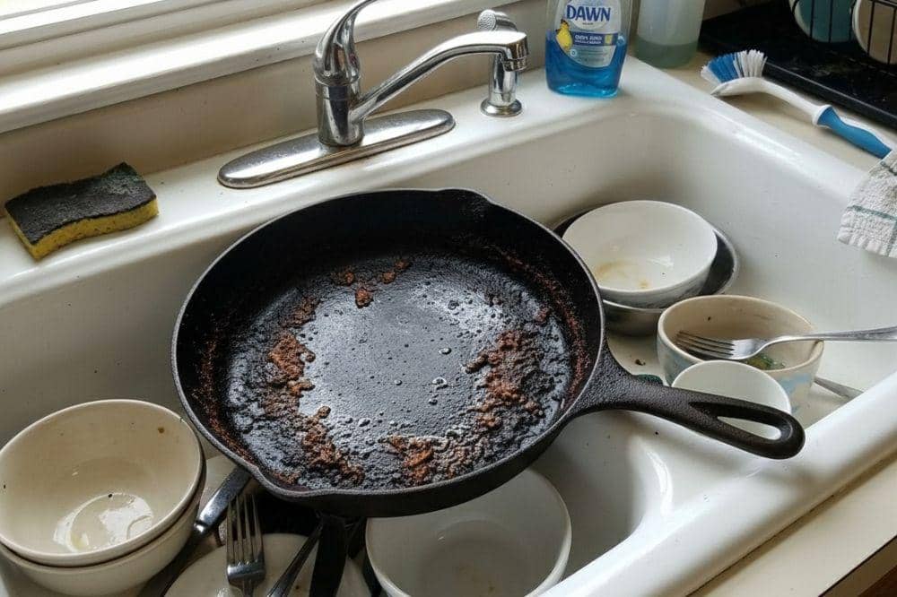 5 Cara Membersihkan Wajan yang Berkerak