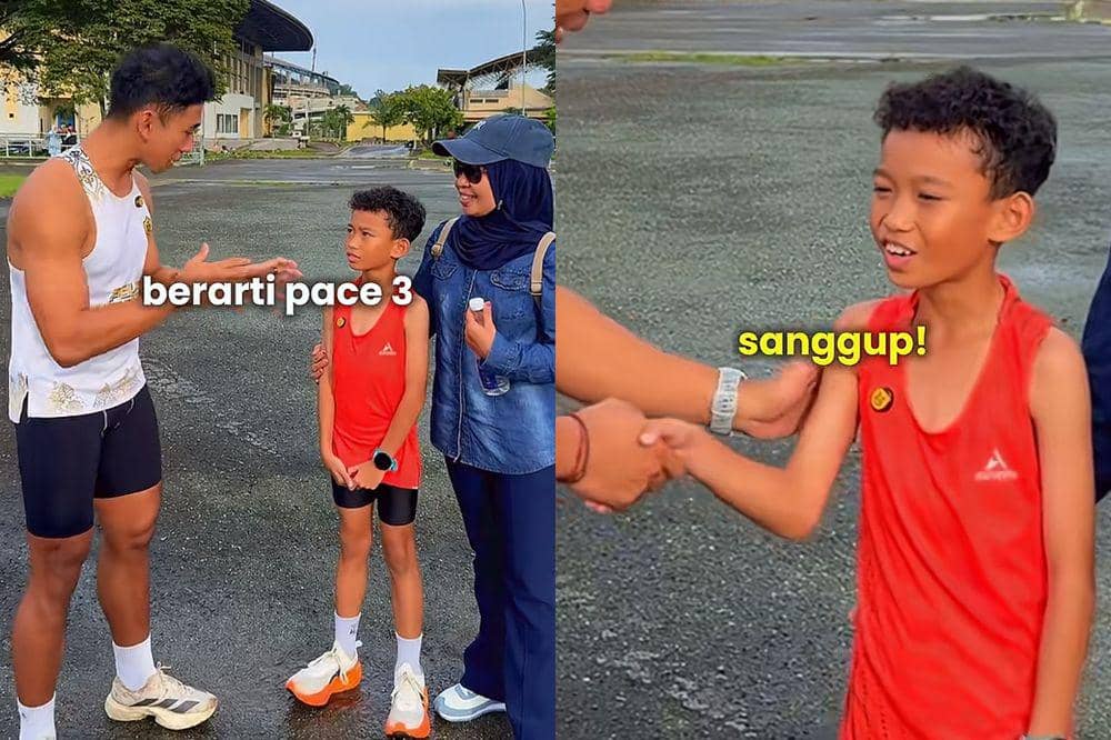 Afnan pelari anak asal kalimantan