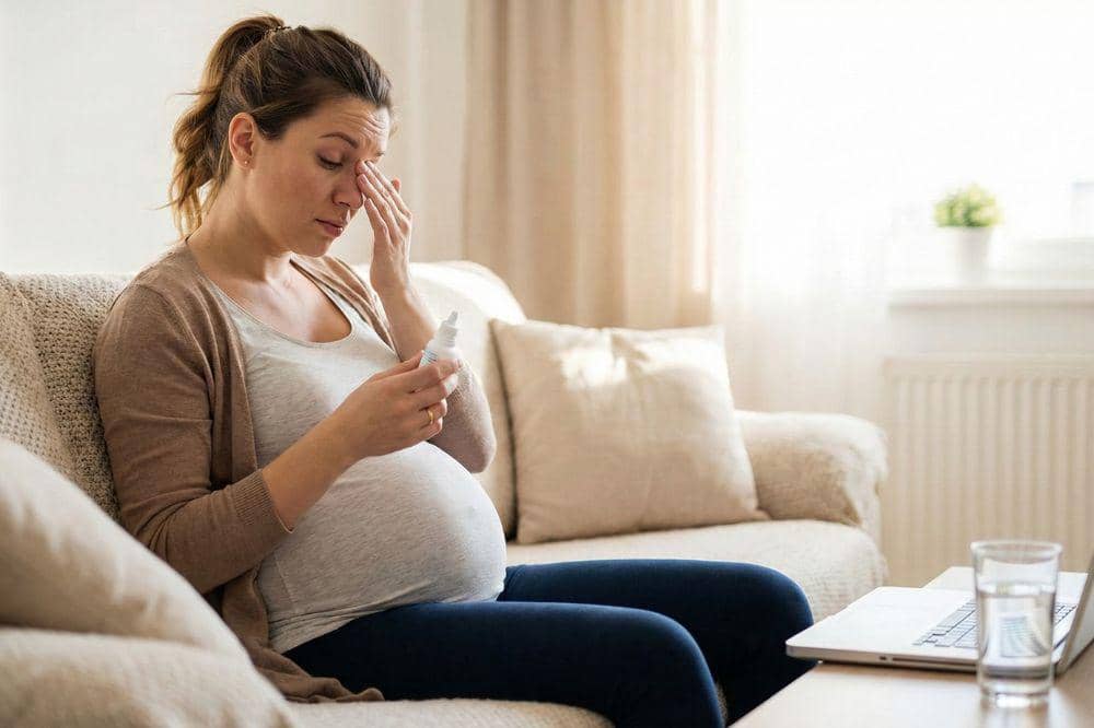 7 Cara Mengatasi Mata Kering pada Ibu Hamil COVER