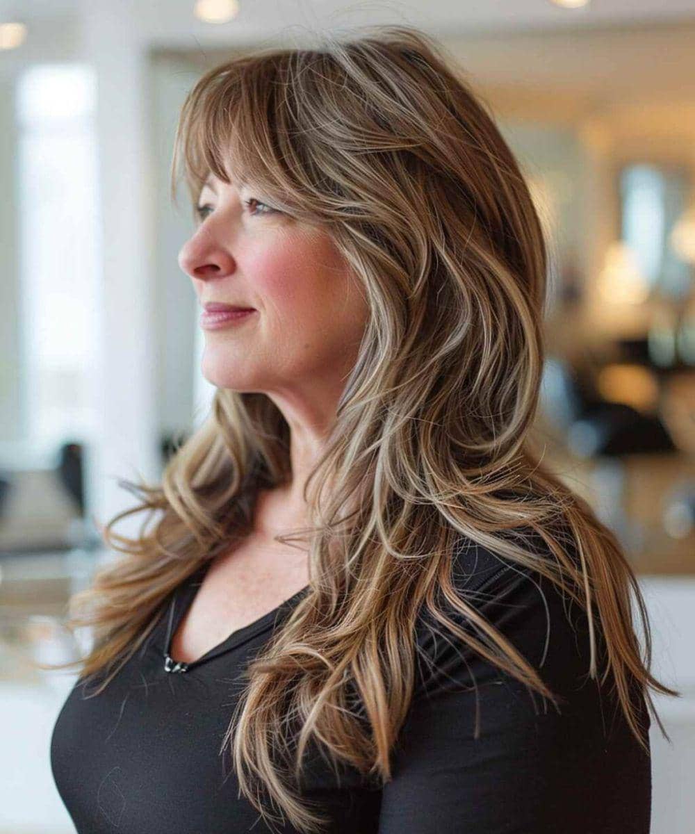 10 Model Rambut Panjang Perempuan Gemuk untuk Usia 30 Tahunan