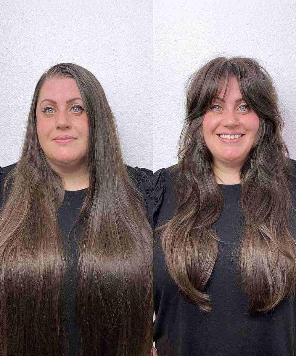 10 Model Rambut Panjang Perempuan Gemuk untuk Usia 30 Tahunan