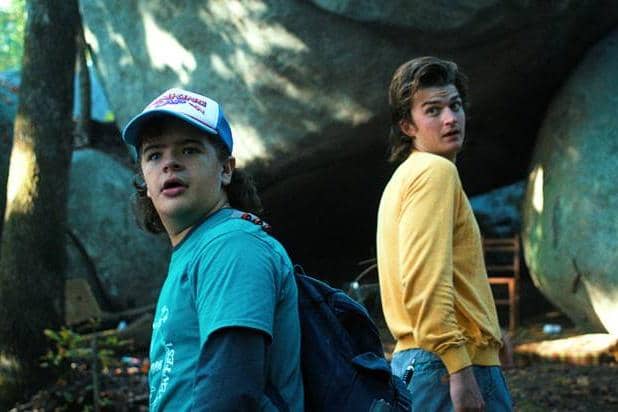 Dustin Henderson dan Steve Harrington