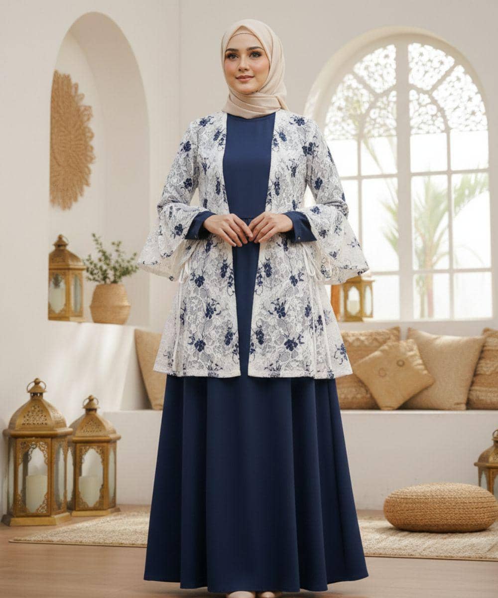 Inspirasi model baju lebaran 2026 rompi lepas