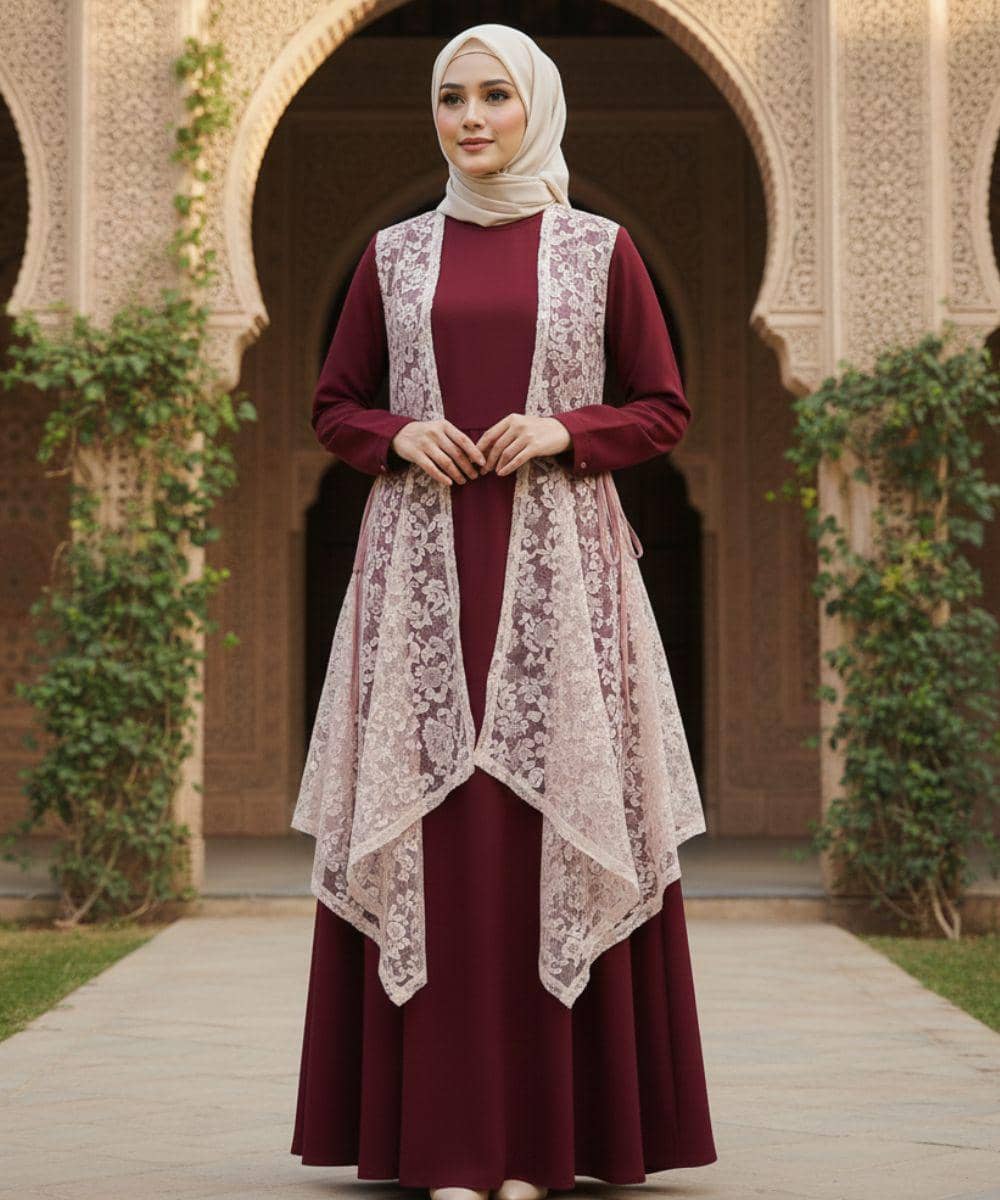 Inspirasi model baju lebaran 2026 rompi lepas