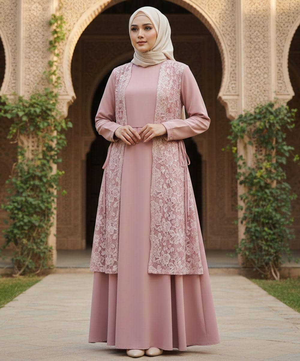 Inspirasi model baju lebaran 2026 rompi lepas