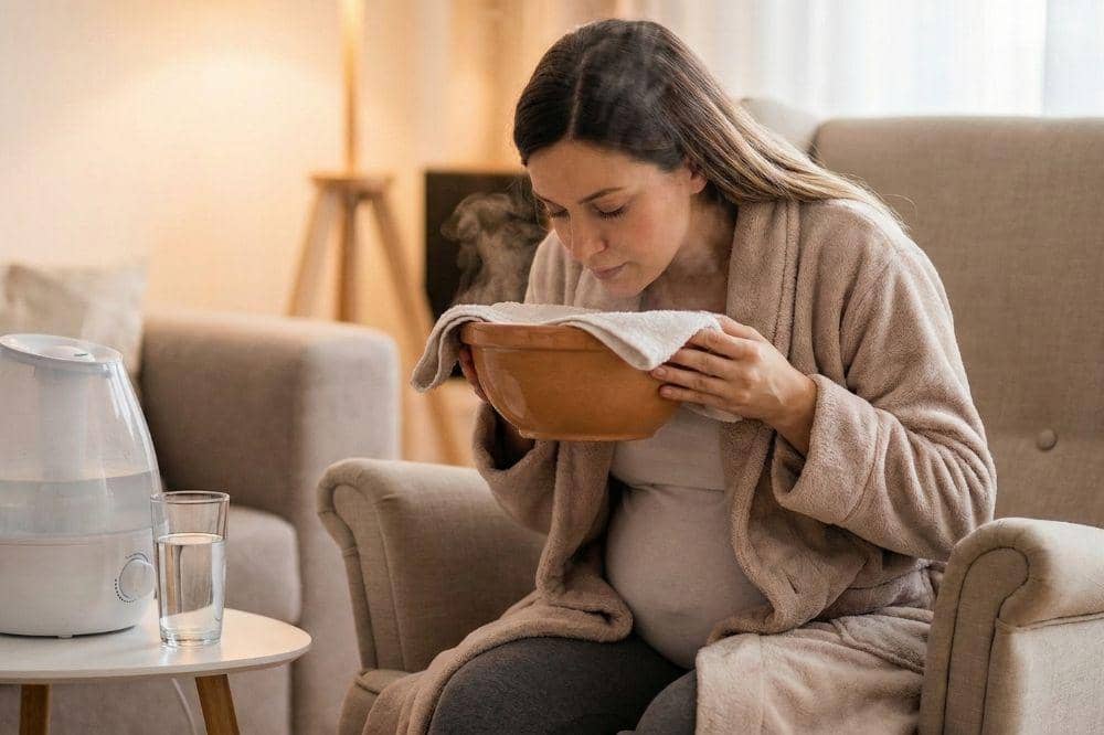 Cara mengatasi hidung tersumbat saat Hamil Tua COVER