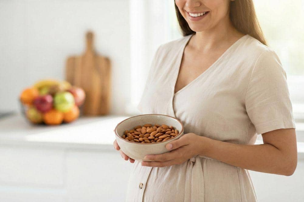 7 Kandungan Kacang Almond untuk Kesehatan Ibu Hamil COVER