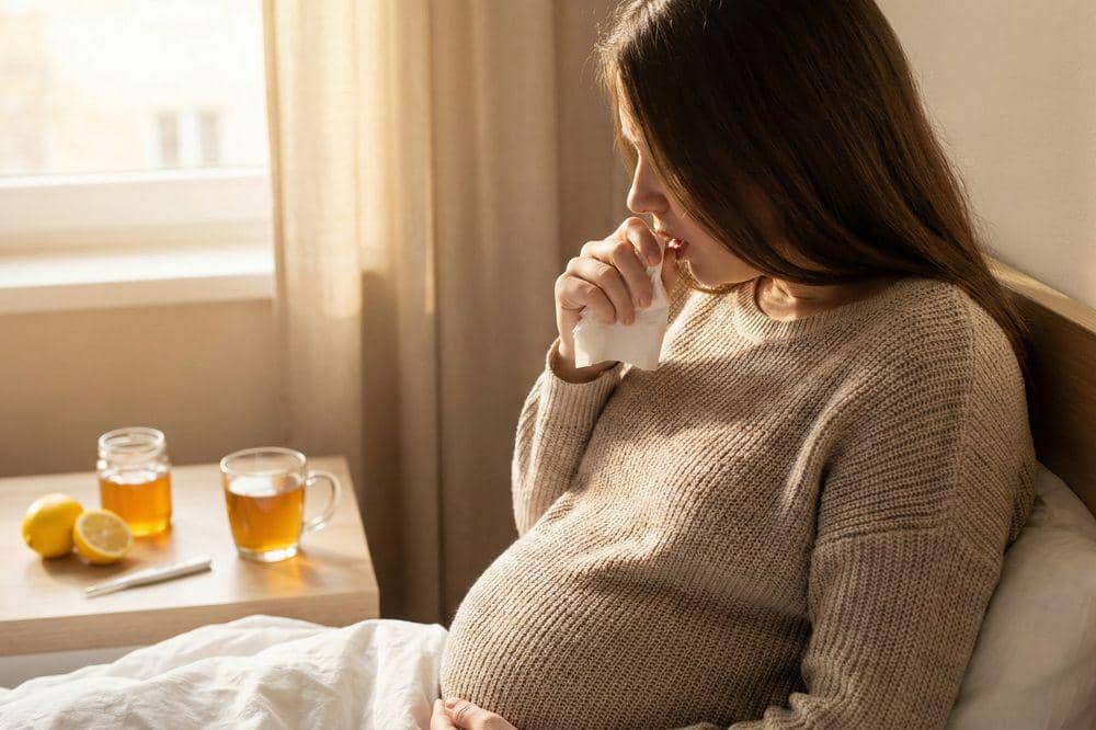 7 Penyebab Ibu Hamil Batuk Berdahak COVER