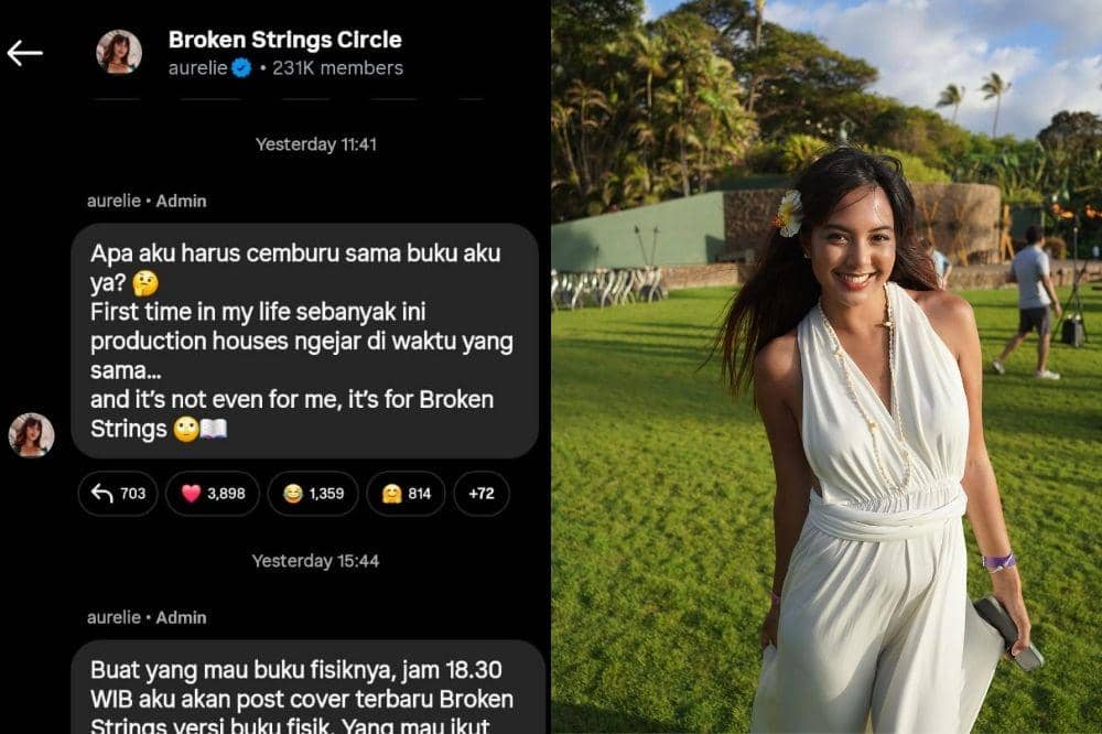 Broken Strings Karya Aurelie Moeremans Diincar Banyak Rumah Produksi