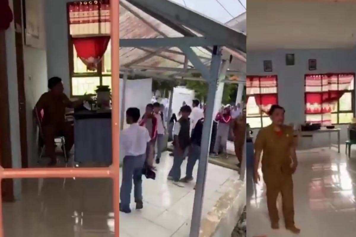 aksi pengeroyokan guru oleh murid