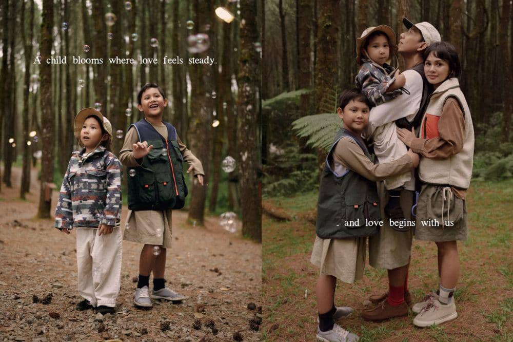 Kebersamaan keluarga Andien