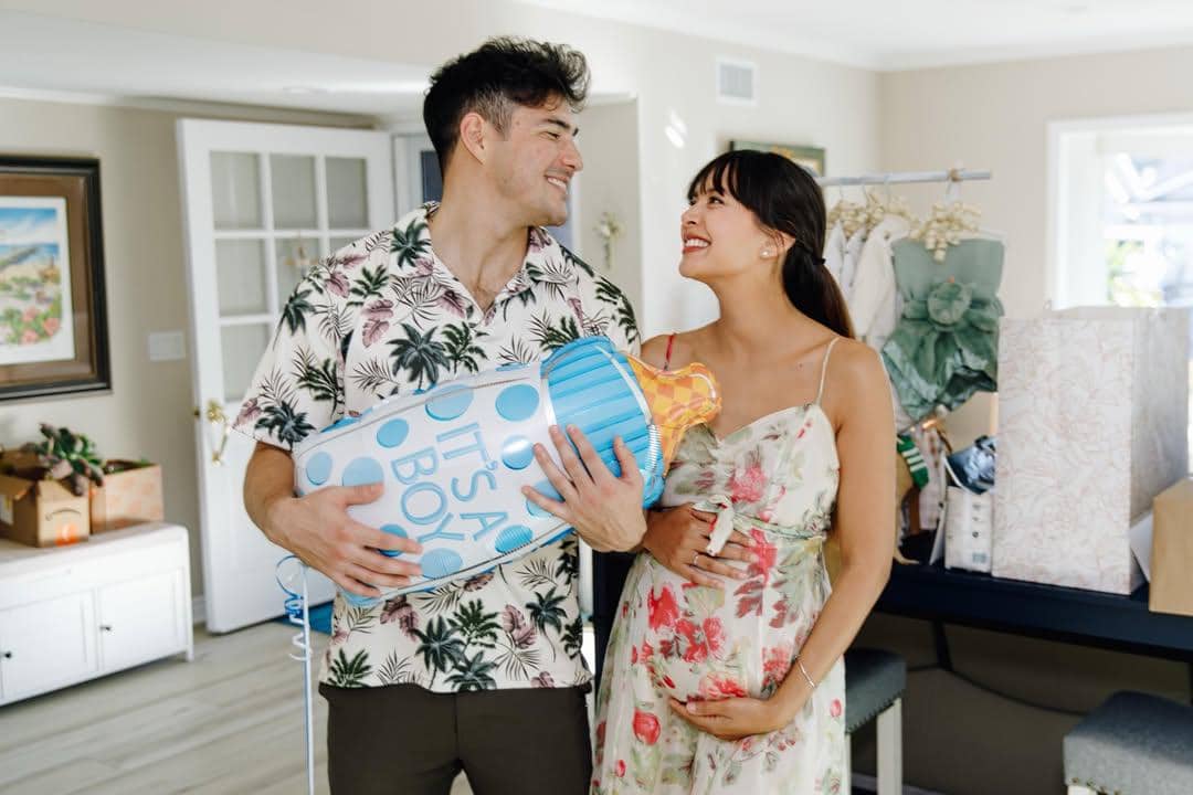 potret Aurelie Moeremans dan sang suami, Tyler Bigenho