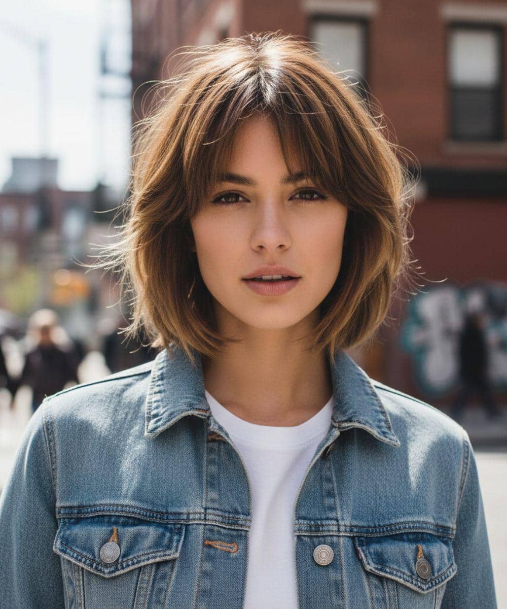 gaya rambur layer sebahu