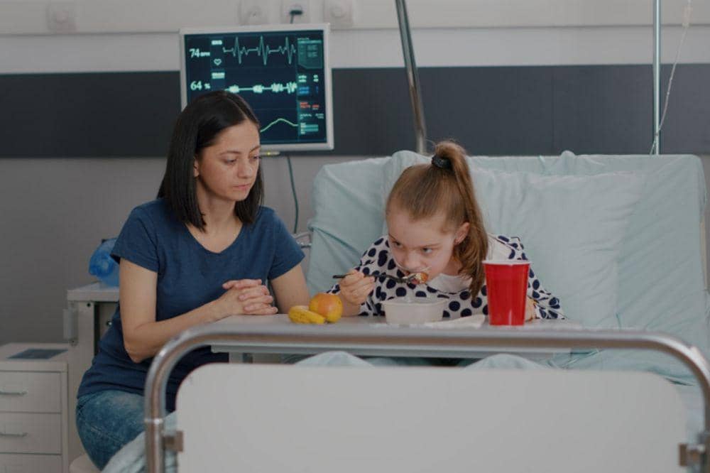 Anak dirawat di rumah sakit