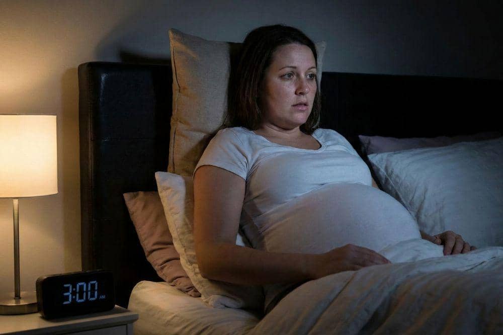 7 Dampak Buruk Susah Tidur saat Hamil Tua COVER