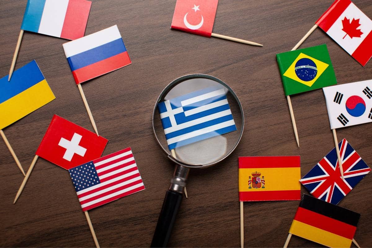 gambar berbagai bendera negara di dunia