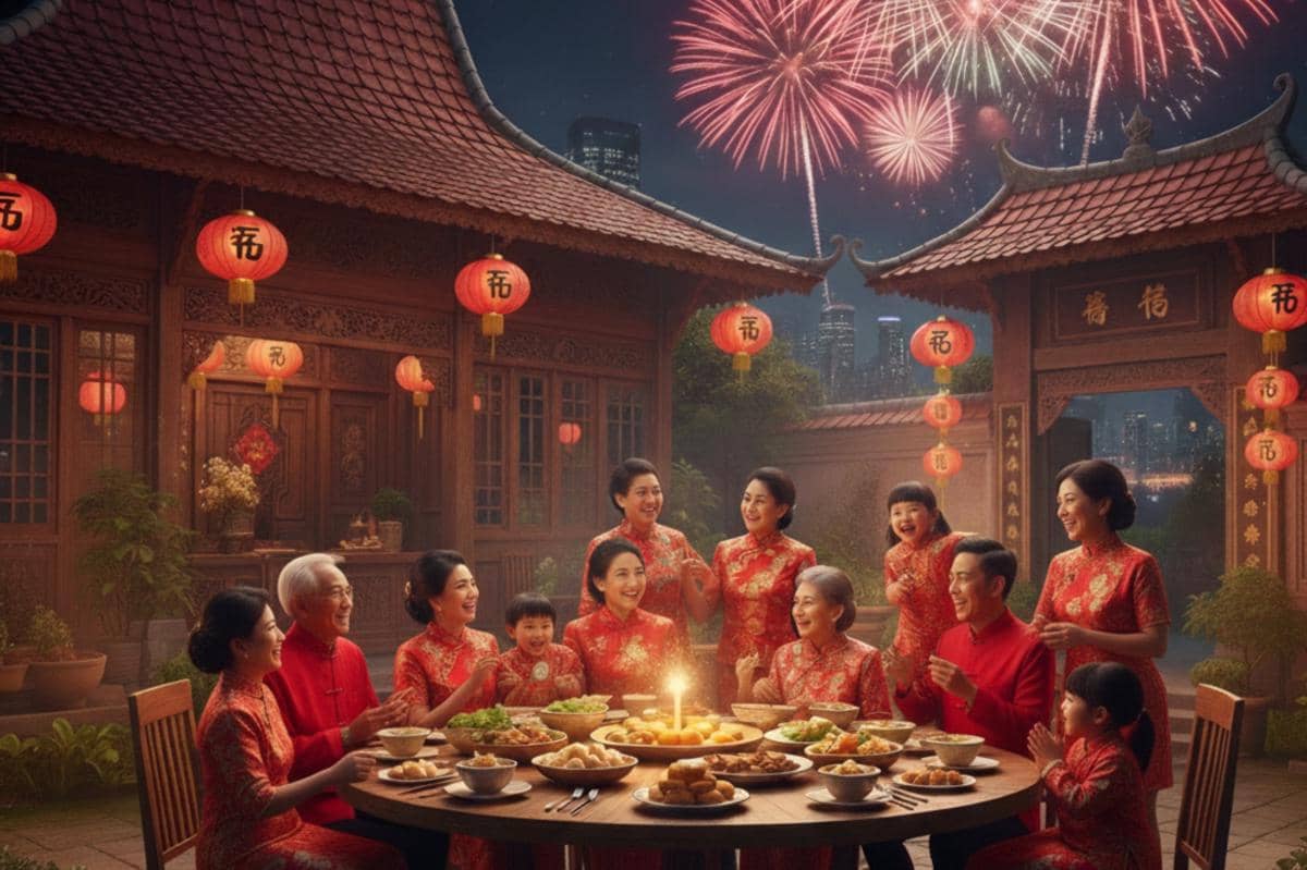 perayaan malam tahun baru Cina