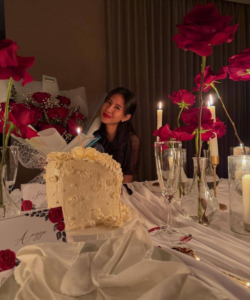 7 Foto Dekorasi Romantis Ulang Tahun Shenina Cinnamon 2