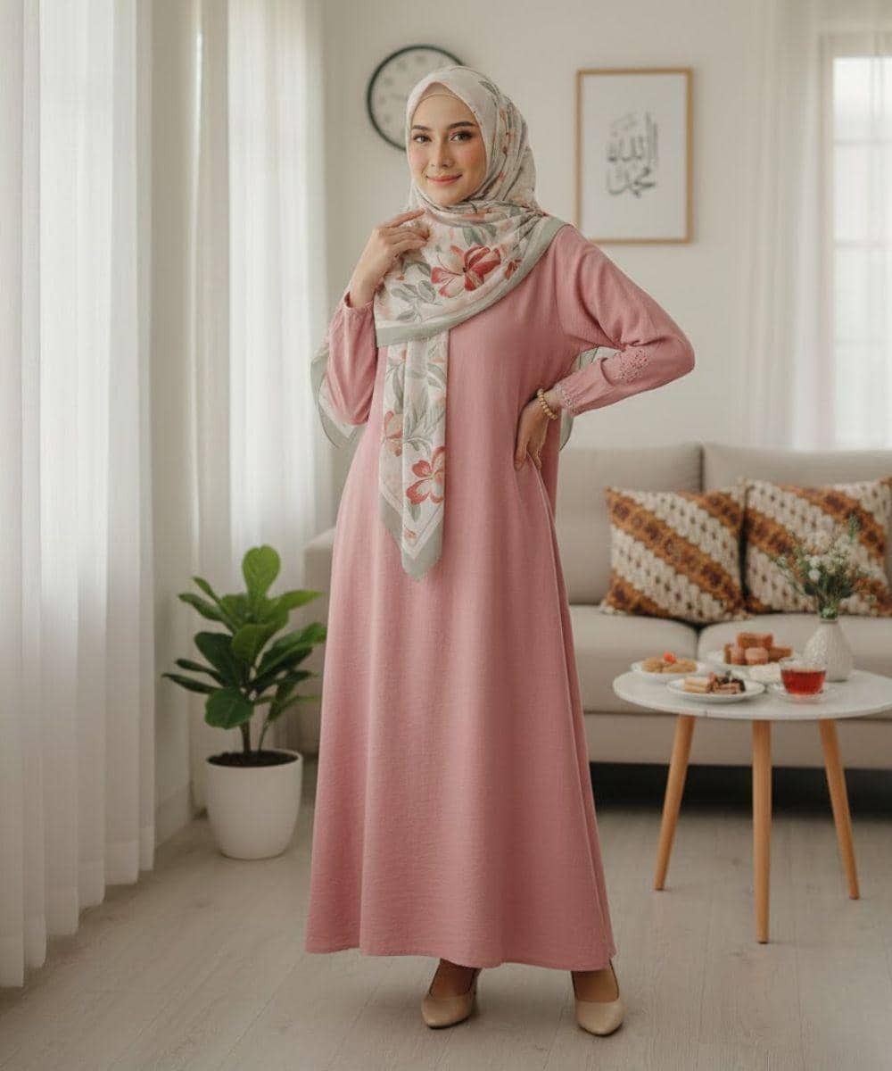 7 Rekomendasi Pashmina Motif Terbaru untuk Bukber