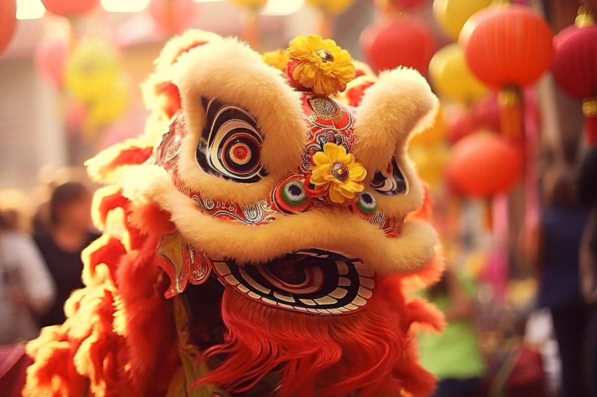 festival Lion Dancing