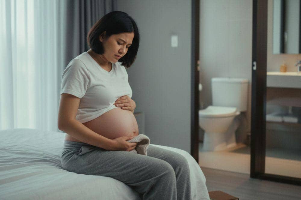 7 Penyebab Gangguan Kandung Kemih saat Hamil Tua COVER