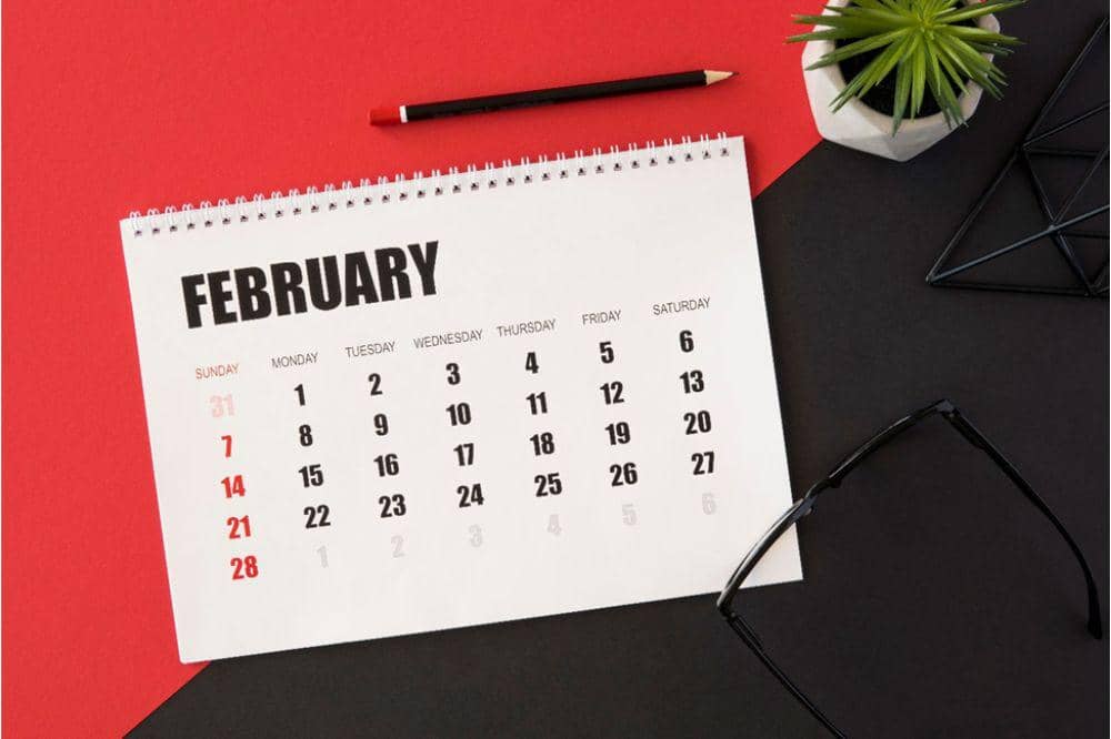Kalender Februari
