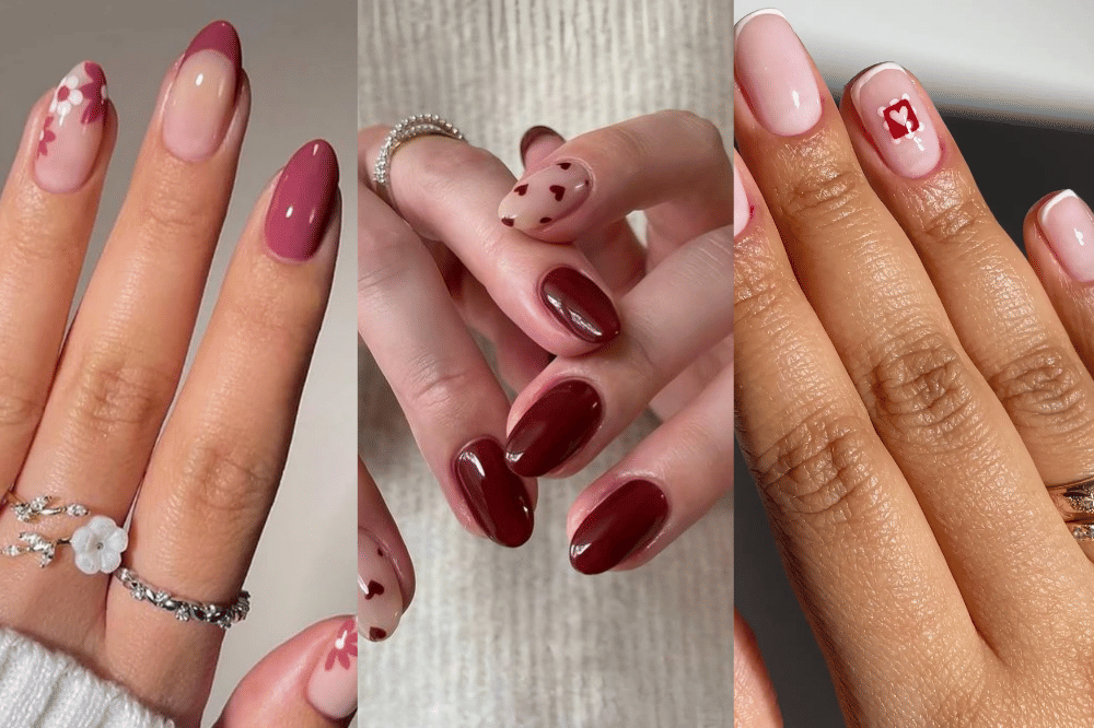 valentine nails
