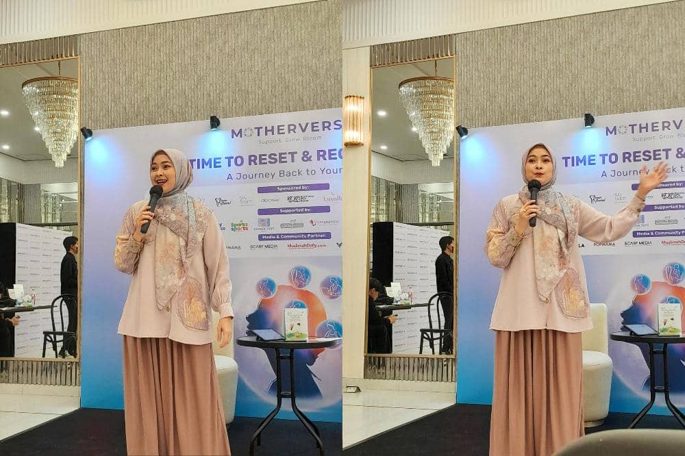 Dessy Ilsanti M. Psi. dalam acara Motherverse