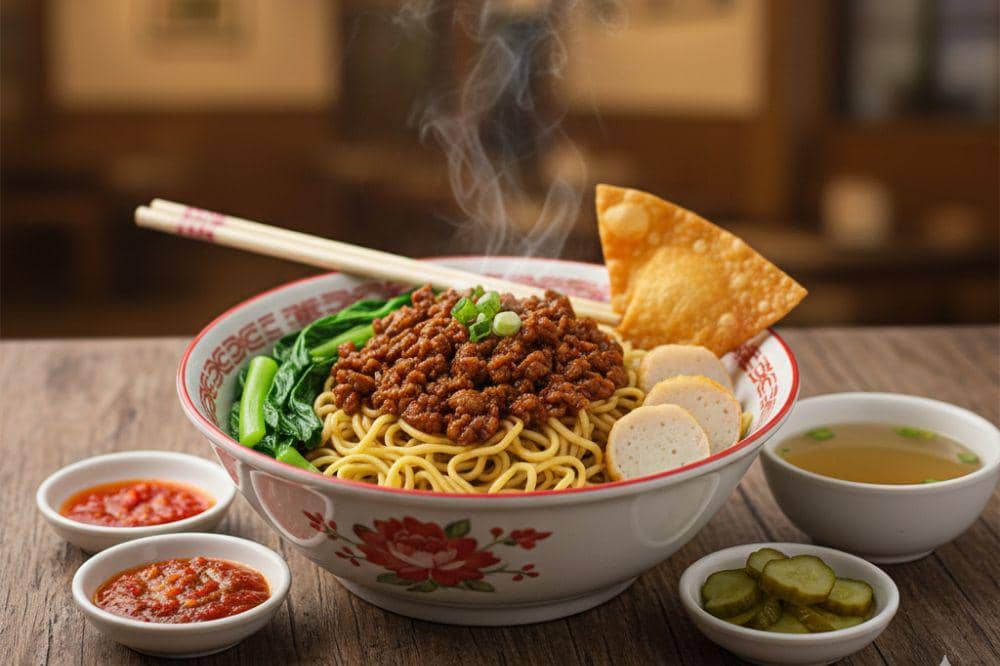 Resep Mie Ayam Wonogiri yang Manis Gurih, Bumbunya Medok!