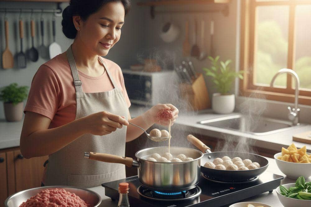 8 Cara Membuat Bakso Sapi dengan Blender, Kenyal dan Sehat!