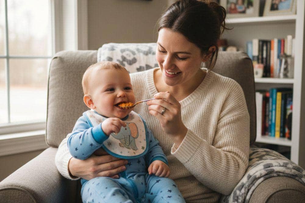 Jangan Biasakan Anak Makan sambil Dipangku, Ini Dampak Buruknya