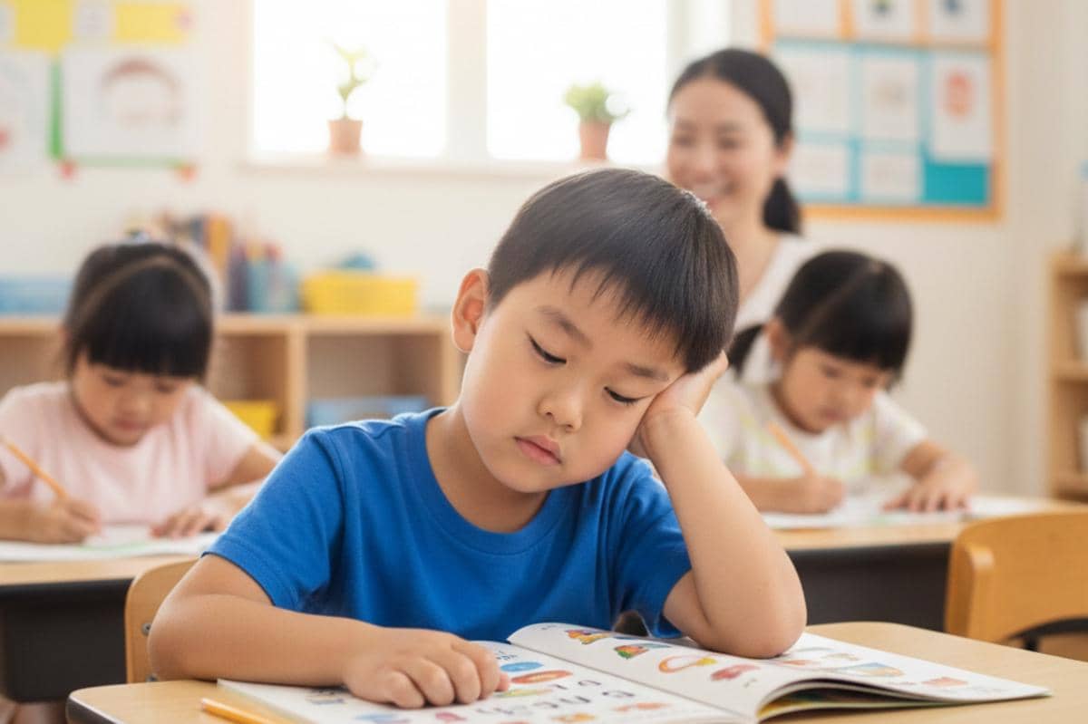 anak tidak bisa berkonsentrasi saat belajar