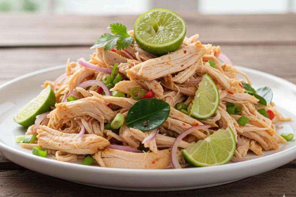 Ayam suwir sambal matah