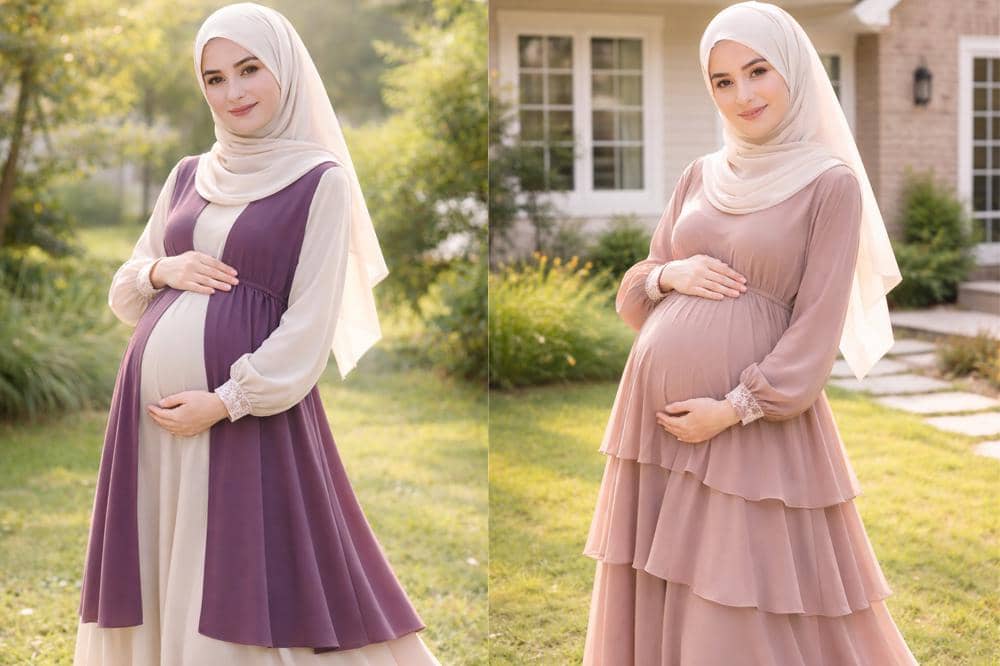 7 Model Baju Lebaran 2026 yang Cocok untuk Ibu Hamil, Tampil Stylish